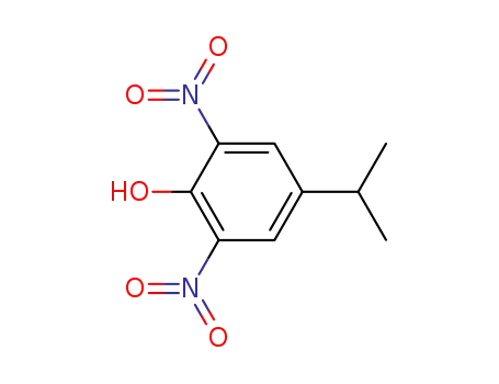 Molecular Structure of 4097-47-6 (4-isopropyl-2,6-dinitrophenol)