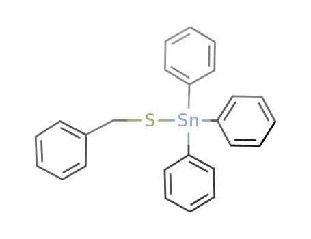 Molecular Structure of 2034-10-8 (triphenylstannanylium phenylmethanethiolate)