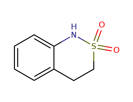 Molecular Structure of 3192-06-1 (1H-2,1-Benzothiazine, 3,4-dihydro-, 2,2-dioxide)