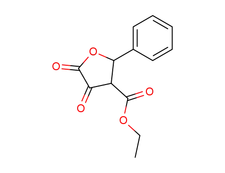 Molecular Structure of 408326-03-4 (4,5-dioxo-2-phenyl-tetrahydro-furan-3-carboxylic acid ethyl ester)