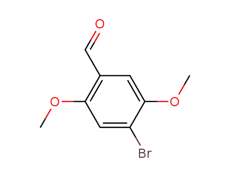 Molecular Structure of 31558-41-5 (4-Bromo-2,5-dimethoxybenzaldehyde)