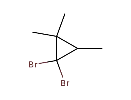 Molecular Structure of 21960-71-4 (Cyclopropane, 1,1-dibromo-2,2,3-trimethyl-)