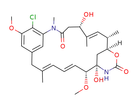 Molecular Structure of 75340-67-9 (4-deoxymaytansinol)