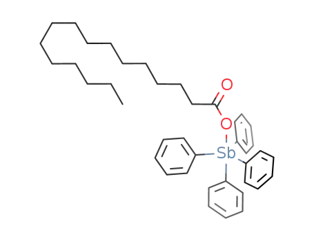 Sb(C<sub>6</sub>H<sub>5</sub>)4(OOC(CH<sub>2</sub>)14CH<sub>3</sub>)