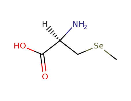 Molecular Structure of 26046-90-2 (3-(Methylseleno)-L-alanine)