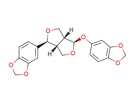 5-[(1S,3aR,4R,6aR)-4-(1,3-Benzodioxol-5-yloxy)tetrahydro-1H,3H-furo[3,4-c]furan-1-yl]-1,3-benzodioxole