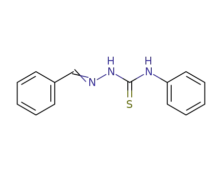 Molecular Structure of 13456-63-8 (benzaldehyde N-phenylthiosemicarbazone)