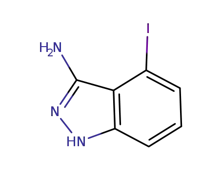 Molecular Structure of 599191-73-8 (4-Iodo-1H-indazol-3-ylamine)
