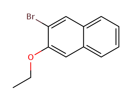 Molecular Structure of 50389-69-0 (2-Bromo-3-ethoxynaphthalene)