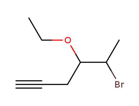 5-bromo-4-ethoxy-hex-1-yne