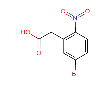 Molecular Structure of 124840-61-5 (5-Bromo-2-nitrophenylacetic acid)
