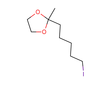 1,3-Dioxolane, 2-(5-iodopentyl)-2-methyl-