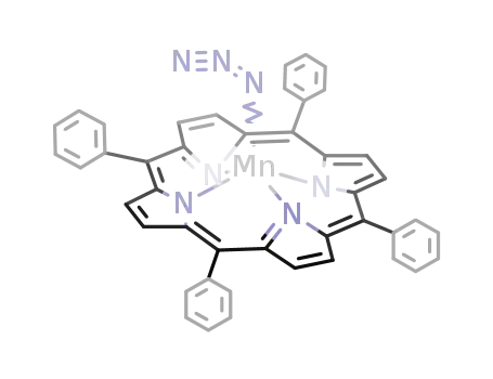 Molecular Structure of 56413-47-9 (azidomanganese(III) meso-tetraphenylporphyrin)