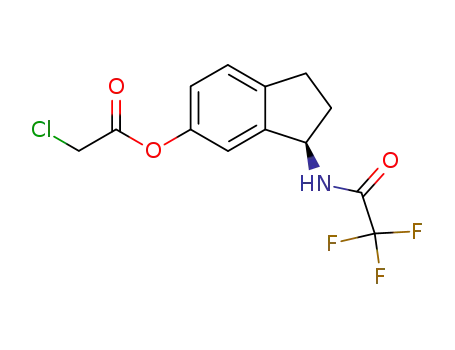 6-chloroacetoxy-N-trifluoroacetyl-(R)-1-aminoindan