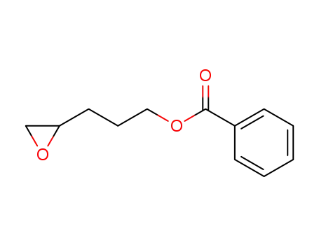 Molecular Structure of 89527-11-7 (Oxiranepropanol, benzoate)