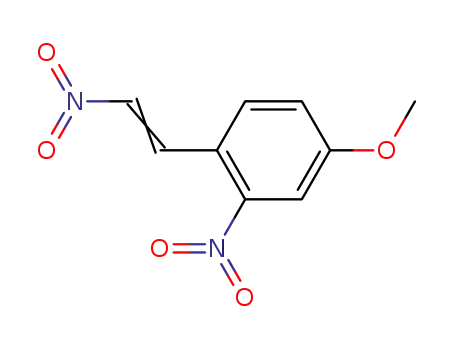 Molecular Structure of 99459-34-4 (2,β-Dinitro-4-methoxy-styrol)