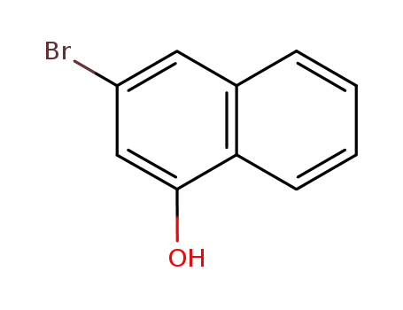 Molecular Structure of 90767-17-2 (3-Bromo-1-hydroxynaphthalene)
