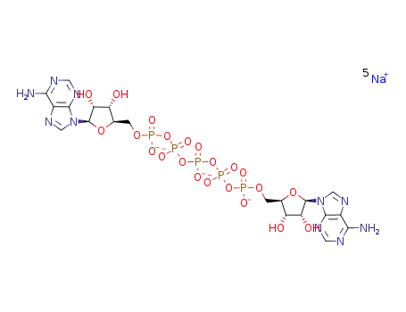 Molecular Structure of 4097-04-5 (A[5']P5[5']A SODIUM SALT)