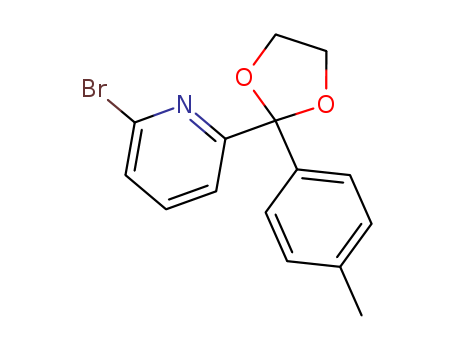 2-BROMO-6-[2-(P-TOLYL)-1,3-DIOXOLAN-2-YL]PYRIDINE