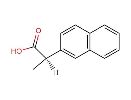Molecular Structure of 67021-79-8 (2-Naphthaleneacetic acid, a-methyl-, (R)-)