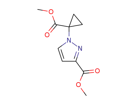 1H-Pyrazole-3-carboxylic acid, 1-[1-(methoxycarbonyl)cyclopropyl]-,
methyl ester