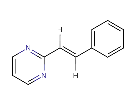 Pyrimidine, 2-[(1E)-2-phenylethenyl]- (9CI)