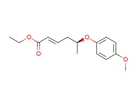 ethyl (E)-(S)-5-(4-methoxyphenoxy)-hex-2-enoate
