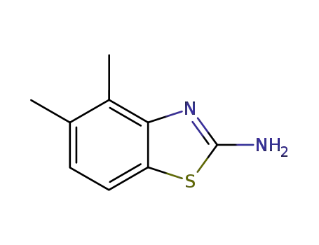 Molecular Structure of 79050-49-0 (2-Benzothiazolamine,4,5-dimethyl-(9CI))