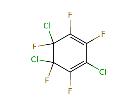 Molecular Structure of 122607-53-8 (2,5,6-Trichloropentafluoro-1,3-cyclohexadiene)