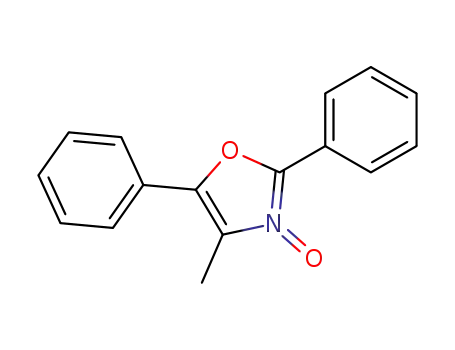 Molecular Structure of 2549-30-6 (Oxazole, 4-methyl-2,5-diphenyl-, 3-oxide)