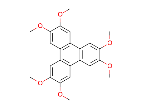 Molecular Structure of 808-57-1 (2,3,6,7,10,11-Hexamethoxytriphenylene)