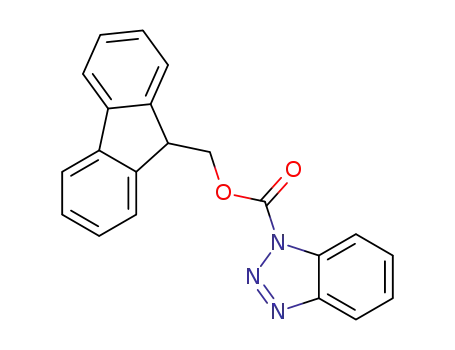Molecular Structure of 1131148-55-4 (1-[(9-fluorenylmethyloxycarbonyl)]benzotriazole)