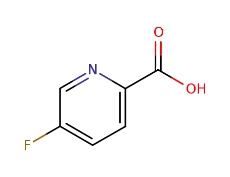 Molecular Structure of 107504-08-5 (5-FLUORO-2-PICOLINIC ACID)