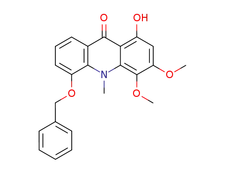 5-benzyloxy-1-hydroxy-3,4-dimethoxy-10-methyl-9(10H)-acridone