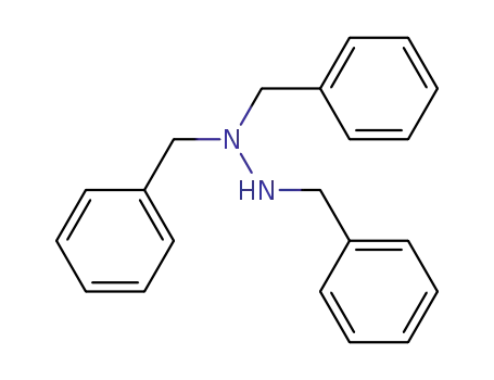 Hydrazine, tris(phenylmethyl)-