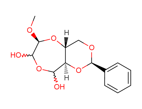 1,3-Dioxino[5,4-e][1,4]dioxepin-7,9-diol, hexahydro-6-methoxy-2-phenyl-