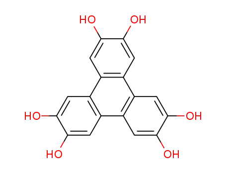 Molecular Structure of 4877-80-9 (2,3,6,7,10,11-Hexahydroxytriphenylene)