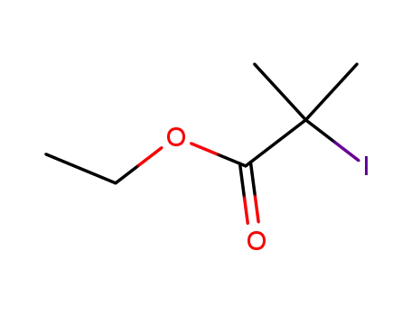 Molecular Structure of 7425-55-0 (Propanoic acid, 2-iodo-2-methyl-, ethyl ester)