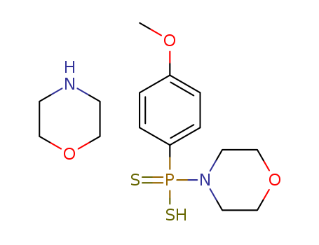 (4-methoxyphenyl)-morpholin-4-yl-sulfanylidene-sulfido-λ5-phosphane,morpholin-4-ium