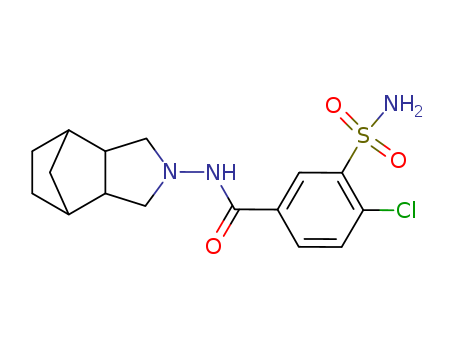 Benzamide,3-(aminosulfonyl)-4-chloro-N-[(3aR,4R,7S,7aS)-octahydro-4,7-methano-2H-isoindol-2-yl]-,rel-