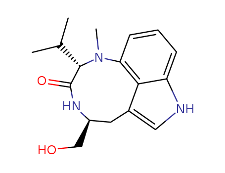 3H-Pyrrolo[4,3,2-gh]-1,4-benzodiazonin-3-one,1,2,4,5,6,8-hexahydro-5-(hydroxymethyl)-1-methyl-2-(1-methylethyl)-, (2S,5S)-