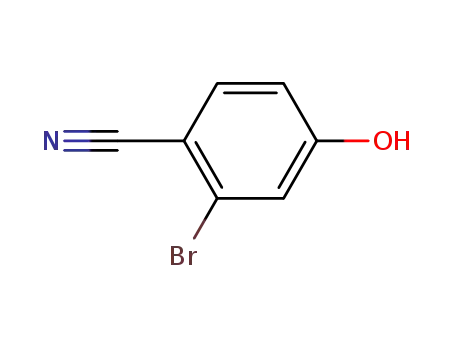 Molecular Structure of 82380-17-4 (Benzonitrile, 2-bromo-4-hydroxy-)