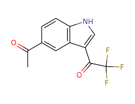 Molecular Structure of 626234-71-7 (5-acetyl-3-trifluoroacetylindole)