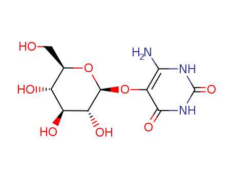 2,4(1H,3H)-Pyrimidinedione,6-amino-5-(b-D-glucopyranosyloxy)-