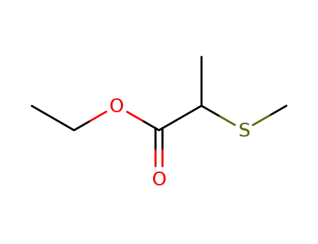 Molecular Structure of 40800-76-8 (Ethyl 2-(methylthio)propionate)