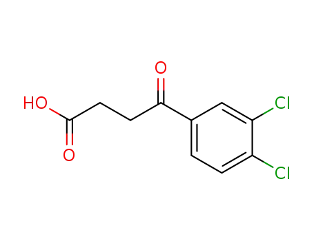 Molecular Structure of 50597-19-8 (4-(3,4-DICHLOROPHENYL)-4-OXOBUTYRIC ACID)
