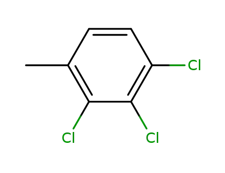 Molecular Structure of 7359-72-0 (2,3,4-Trichlorotoluene)