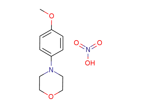 Molecular Structure of 955095-74-6 (4-(4-methoxyhenyl)morpholine nitric acid salt)