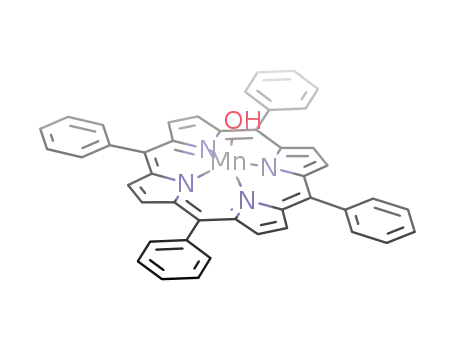 Molecular Structure of 85135-24-6 (manganese(III)OH tetraphenylporphyrin)