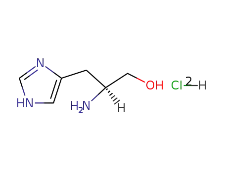 Molecular Structure of 1596-64-1 (L-(-)-Histidinol dihydrochloride)